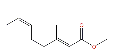 Methyl (Z)-3,7-dimethyl-2,6-octadienoate